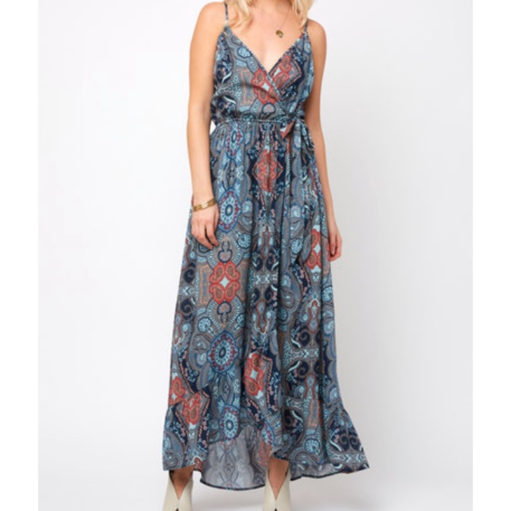 Wrap maxi dress